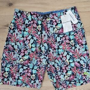Tommy Bahama Tropical Leaf Print Shorts